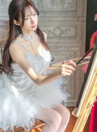 Wang Yushan barbieshy - No.04 white suspender skirt(12)